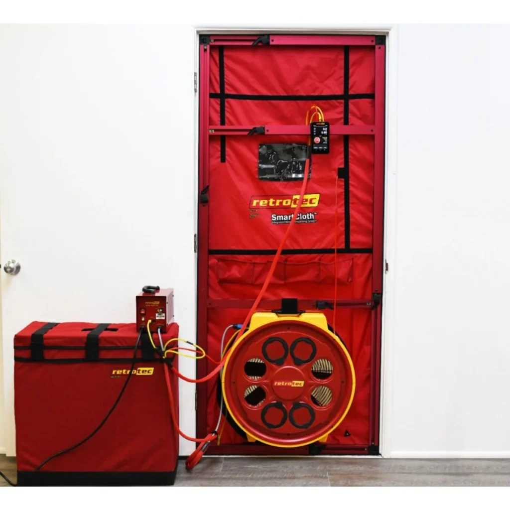 retrotec blower door series hi power ()